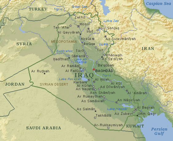 Iraq Map